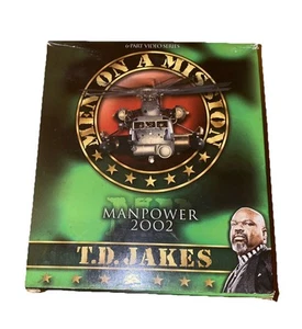 Manpower 2002 Me on A Mission Series - Bishop TD Jakes VHS 6 Part Series Set - Picture 1 of 10