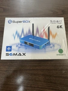 New SuperBox S6 Max Streaming TV Media Player 6K WiFi 2025 Same Day Shipping! - Picture 1 of 3