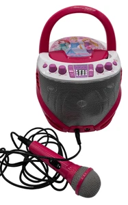 Lexibook Disney Princess Karaoke CD Player Mikrofon K7000DP - C62 O666 - Bild 1 von 16