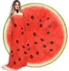 Watermelon Blanket Watermelon Throw Blanket Round Funny Food Blankets for Adu...