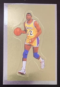 Magic Johnson 1991-1992 1991 Panini Italian GOLD FOIL Sticker #192 oc - Picture 1 of 2