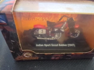 New Ray Toys Indian Scout Bobber 1947 Misprint - Picture 1 of 3