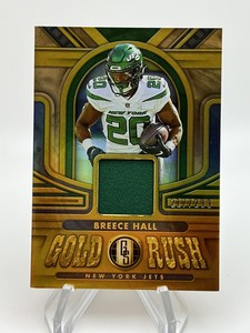 2023 Gold Standard Breece Hall Gold Rush Patch /299 | New York Jets