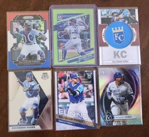 Salvador Perez (6) Card Lot- Parallels, Inserts, Relic, Base Cards KC Royals - Picture 1 of 13