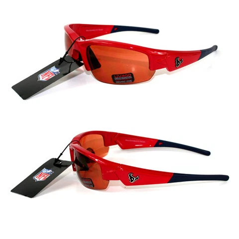LOT OF TWO (2) HOUSTON TEXANS, MAXX DYNASTY, HIGH DENSITY, DRIVING  SUNGLASSES Cover