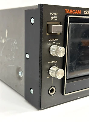 Tascam 122 Recorder Player Rack Mount Ear Delete Cover Plate Pair NEW 3D Printed - Image 1 of 3