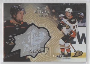 2021 Upper Deck Extended Series SPx Finite Spectrum /99 Mason McTavish Rookie RC