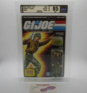 Figura de acción Hasbro GI Joe Hawk 1986 de colección sin perforar graduada AFA 85 85/80/85 - Imagen 1 de 5