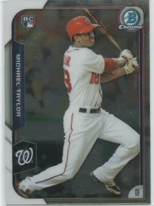 2015 Bowman Chrome #187 Michael Taylor KANSAS CITY ROYALS Rookie Card 66 - Picture 1 of 1