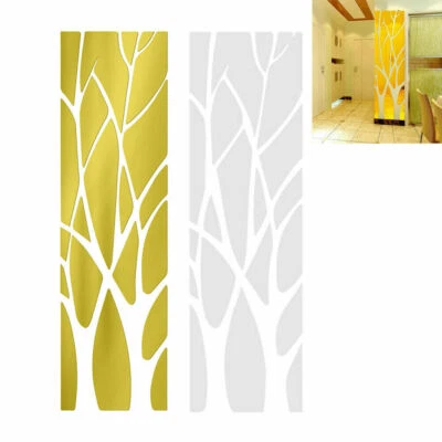 Adesivo de parede removível arte espelhada 3D faça você mesmo decalque mural acrílico decoração para sala de casa EUA - Imagem 1 de 4