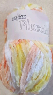 Cascade PLUSCIOUS Yarn RAINBOW  Orange Yellow White, 3.5 oz. - Image 1 of 4