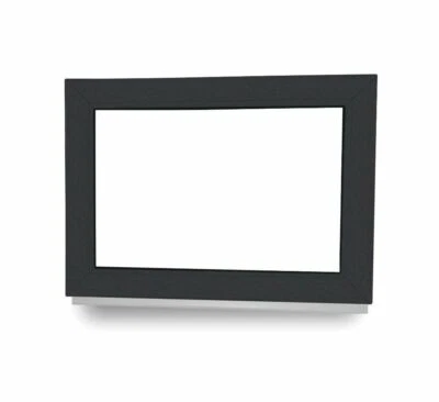 Fenster Kunststofffenster Garage Festverglasung Festelement Anthrazit Mahagoni - Bild 1 von 2