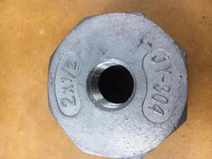 2'' to 1/2''fitting  reducing reducer pipe adapter Stainless Steel. 304 - Imagen 1 de 3