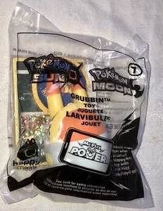 Tarjeta holográfica Grubbin Meowith 2017 McDonalds Happy Meal Toy Pokemon Sun and Moon #7 - Imagen 1 de 7