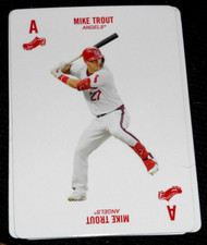 2019 TOPPS KENNY MAYNE SERIES 1 PLAYING GAME CARD~MIKE TROUT ACE OF CLEATS ANGEL