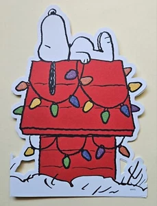 Erdnüsse. Snoopy / Weihnachtsgrußkarte (+ Umschlag) - Bild 1 von 4