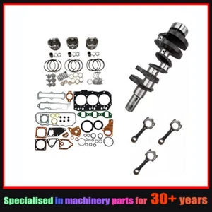 For Yanmar 3TNV82A Engines Overhaul Rebuild Kit + Crankshaft + Connecting Rod - Bild 1 von 5
