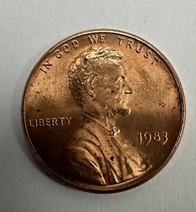 1983 Lincoln Penny senza marca molto RARO - Foto 1 di 4