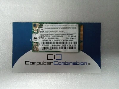 IBM FRU 41W1027 Intel PRO/Wireless WM3945ABG 802.11a/b/g Mini-PCIE - Image 1 of 2