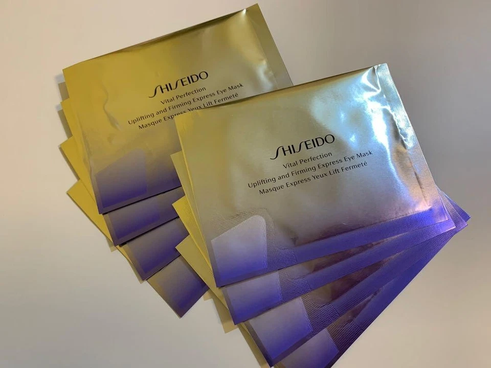 30%OFF! SHISEIDO Vital Perfection Uplifting Firming Express Eye Mask ☾3 PAIRS☽ - Image 1 of 4