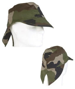 Genuine French Army Lightweight Camouflage Combat Cap CCE Camo Fishtail Hat - Picture 1 of 5