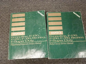 1993 Ford Econoline E150 E250 E350 Van Body Shop Service Repair Manual Set - Picture 1 of 1