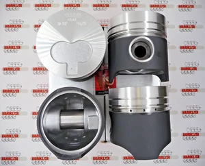 4X PISTONS WITH RINGS FIT DAF FORD PEUGEOT 2.5D 8V XD3P Ø94.40 +0.40 MM 0395101 - Bild 1 von 11