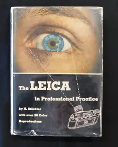 Leica In Professional Practice 1954 1st Edition Hard Cover Book W/Dust Jacket - Picture 1 of 7