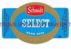Unused 1950S Schmidt Select Near Beer 12Oz Label Tavern Trove