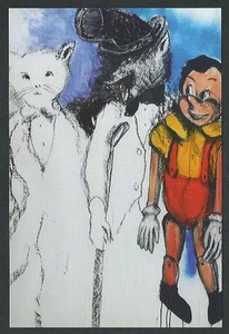 Jim Dine : Pinocchio : Tow Thieves and Liar - cartolina del 2012 - Picture 1 of 1