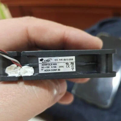 ADDA AD0612LX-H93 12V BenQ Ms614 MH680 W1070 projector cooling fan 6013 - Image 1 of 3