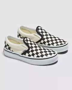 Vans Little Kids Classic Slip-On Checkerboard Canvas Sneakers Shoes VN000ZBUEO1 - Picture 1 of 5