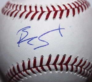 BLAKE SWIHART SIGNED RAWLINGS MLB BASEBALL DIAMONDBACKS RED SOX COA - Picture 1 of 1