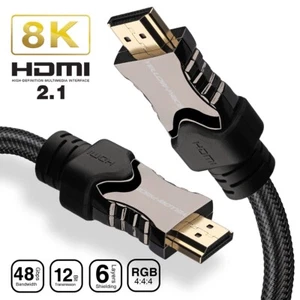 TOP Performance 8K HDMI ARC/eARC Cable Version 2.1 Certified, HDR Dolby Vision - Picture 1 of 14