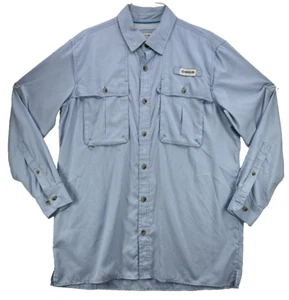 Magellan Mag Wick Herren Größe M Knopfleiste Aufrollärmel belüftetes Polyester Shirt - Bild 1 von 11