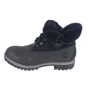 Timberland Men's 6IN Roll Top 31017 Snow Boot Waterproof Winter Black Sz 10 - Picture 1 of 11