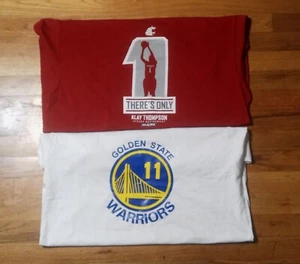 Golden State Warriors Klay Thompson 2 t shirt lot Washington State Cougars 2XL - Picture 1 of 12