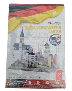 Cubic Fun 3D Worlds Greatest Architecture Model Kit Neuschwanstein Castle 128 Pc - Picture 1 of 4