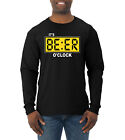 Its Beer OClock Watch Face Drinking Men Long Sleeve Shirt