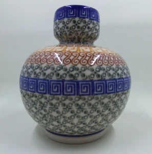 Ceramika Artystyczna Boleslawiec Polish Pottery Vase M. Iwicka - Picture 1 of 3