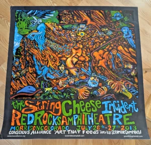 String Cheese Incident Poster RED ROCKS Apmhitheatre 2013 Morrison, CO - Picture 1 of 4
