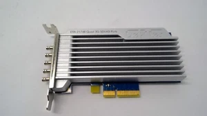DekTec 2174B DTA-2174B Quad 3G-SDI/ASI Ports 1x 12G PCIe 3.0 x4 Half Height Card - Afbeelding 1 van 3