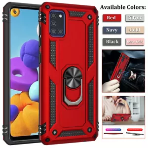 Armor Ring Holder Phone Case For Samsung A54 A24 A53 A33 A22 A71 A51 A50 Cover - Picture 1 of 19