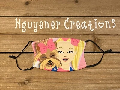 Jojo Siwa Animated Face Mask Facemask - Image 1 of 2