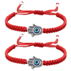 Red String Bracelet Red Rope Evil Eye Bracelet Buddisth String Bracelet - Picture 1 of 11