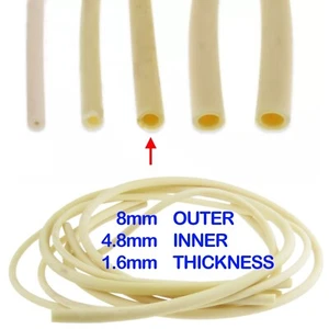 8mm TUBING REPLACEMENT SANTOPRENE PERISTALTIC ROTARY PUMP PINCH TUBE TUBING - Picture 1 of 11