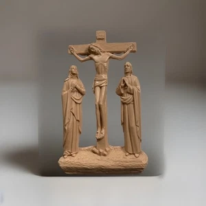 Crocifisso Chiesa Cattolica Romana Vintage Messale Latino Preghiera Vergine Maria Gesù Croce - Foto 1 di 24