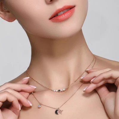 Nuevo Collar Swarovski Symbolica Estrella Luna Accesorio Premium 5273290-2 Foto 1 de 4