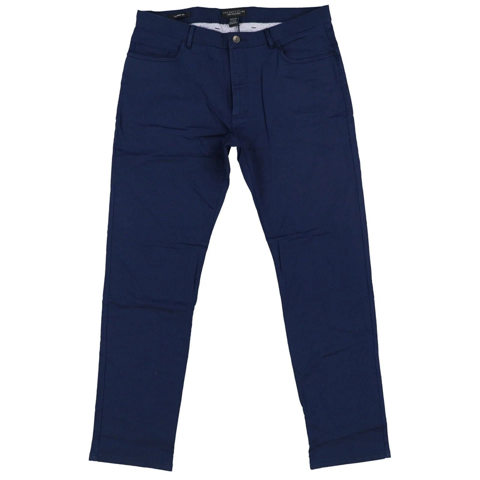 The Men's Store Bloomingdale's Mens Pants Tailored Fit Stretch Chinos Pockets - Image 1 of 1