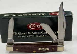 CASE XX  2008 BROWN JIGGED DELRIN STOCKMAN KNIFE 6344 IN BOX B44 - Picture 1 of 6